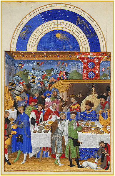 "Très Riches Heures du Duc de Berry",Herman, Paul and Jean de Limbourg, c1410